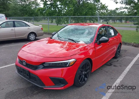 2024 Honda Civic Sport z USA, uszkodzony, nr VIN 2HGFE2F56RH572758